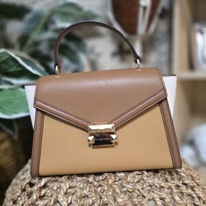 SOLD!! NWT Michael kors Whitney Satchel in Colorblock